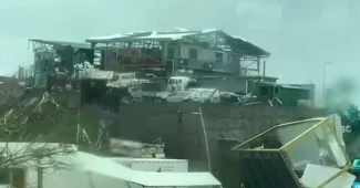 Cyclone à Mayotte en France