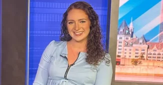 Olivia Jaquith, présentatrice de la matinale sur WRGB aux Etats-Unis