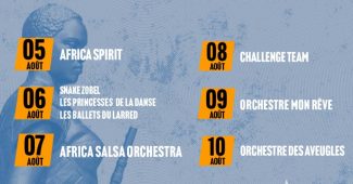 programme de la troisième édition de chante et danse avec l'amazone