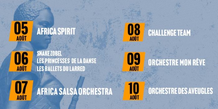programme de la troisième édition de chante et danse avec l'amazone