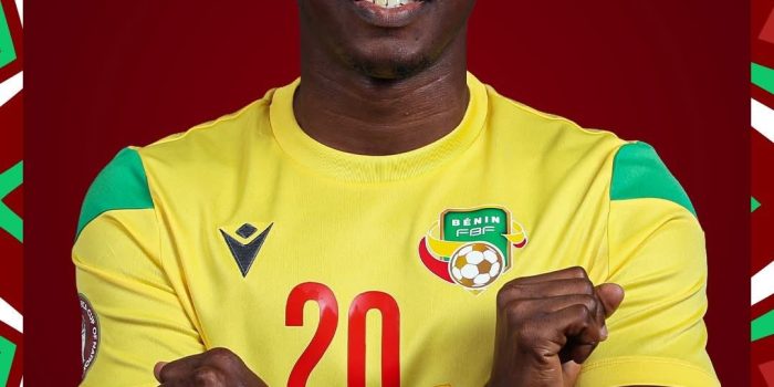 Jodel Dossou dans la tenue de la CAN