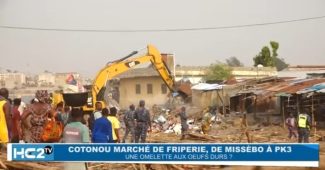 Marché de friperie Missèbo en démolition