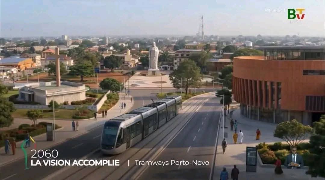 Bénin 2060 Alafia, Tramways, Porto-Novo 