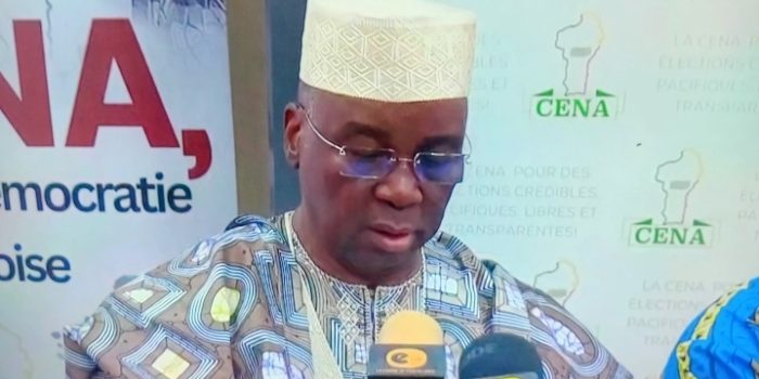 Sacca Lafia, CENA résultats provisoires présidentielle 2026