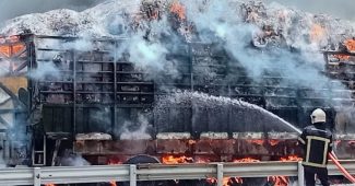 Incendie échangeur Godomey