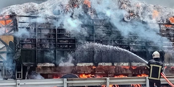 Incendie échangeur Godomey
