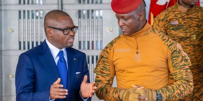 ROMUALD WADAGNI AU BURKINA FASO : UNE VISITE D’AMITIÉ ET DE TRAVAIL POUR RENFORCER LA COOPÉRATION RÉGIONALE