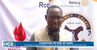 Rotary Club d’Abomey-Calavi, Don de sang